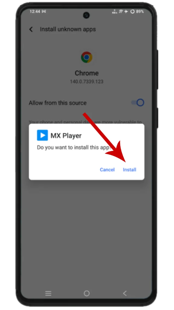 mx player mod installed